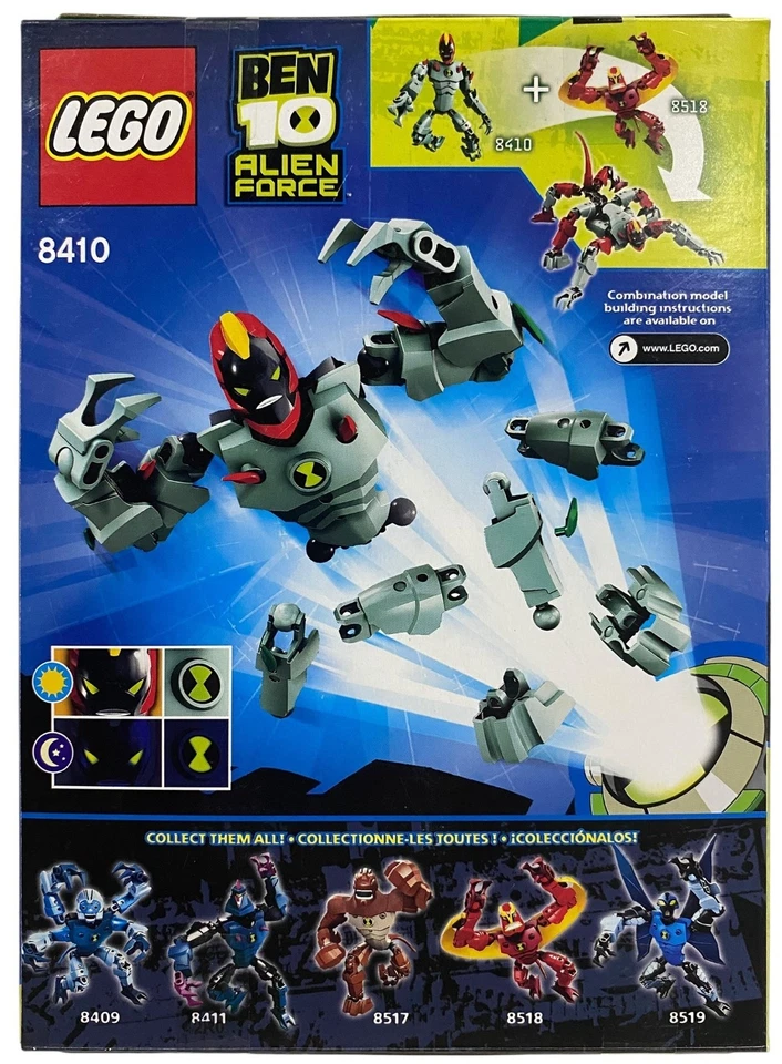 LEGO 8410 Ben 10 Alien Force Swampfire Figure BRAND NEW SEALED 2010 Swamp Fire - Image 2 of 4