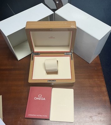 OMEGA SPEEDMASTER RACING 2015 WATCH BOX WITH INSTRUCTIONS & CARD HOLDER MP834