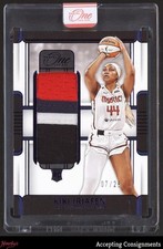 2025 Panini One and One WNBA Purple #21 Kiki Iriafen RC ROOKIE PATCH 07/25