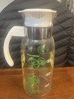 Vintage Pyrex Glass Lemon Lime Pitcher Carafe Welcome Degradation 800+ ml 9.5” — photo 1