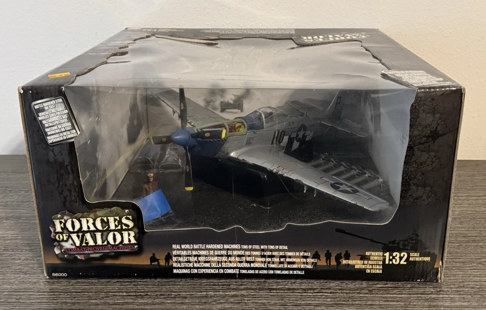 Forces of Valor 1/32 Diecast Plane P-51D Mustang 486th Fighter Squadron - Image 3 of 4