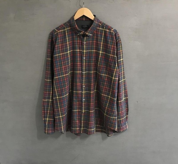 Men Paul & Shark Shirt Multicolor Cotton 46 / 3XL