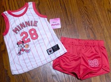 DISNEY MINNIE AUTHENTIC TODDLERS GIRLS BRAND NEW ORIGINAL 2Pc SET Size 2T, NWT