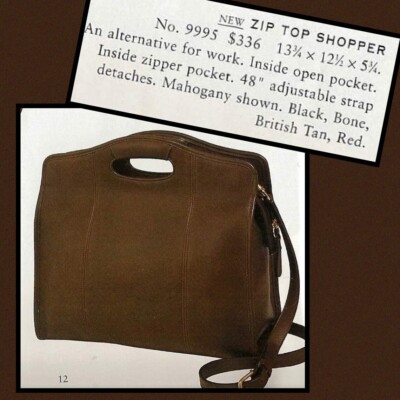 Vintage COACH #9995 Black Leather 