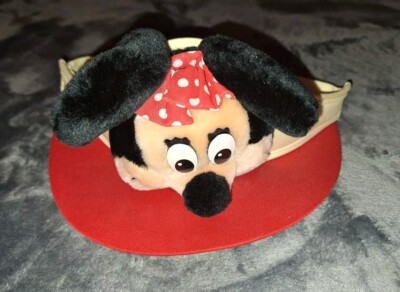 Disney World Sun Visor Minnie Mouse Plush Hat Disney Production