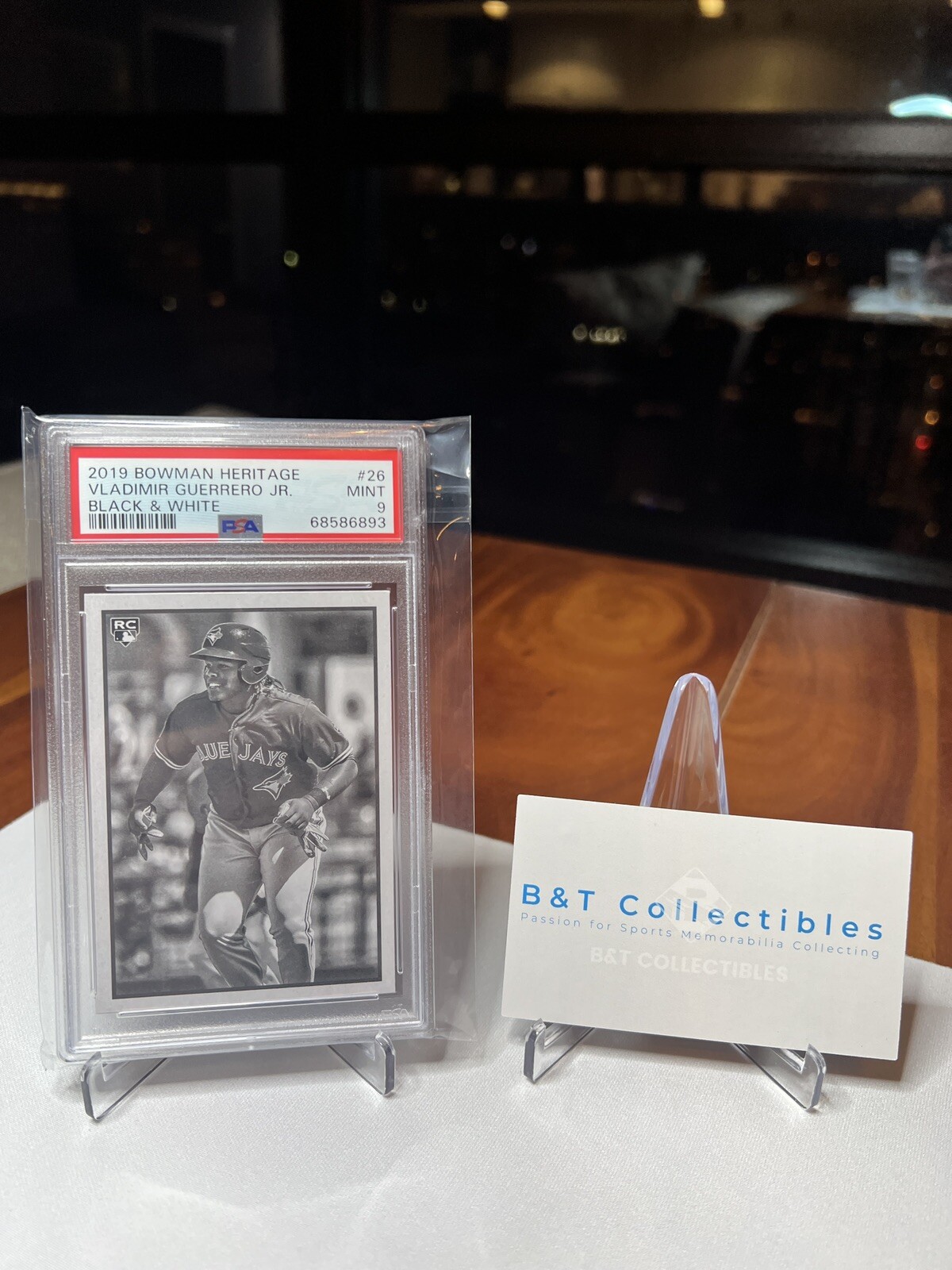 2019 Bowman Heritage VLADIMIR GUERRERO JR. Black & White RC #26 PSA 9 LOW POP🔥