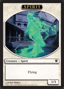 Spirit Token x4 - Innistrad - NM-Mint, English - Innistrad