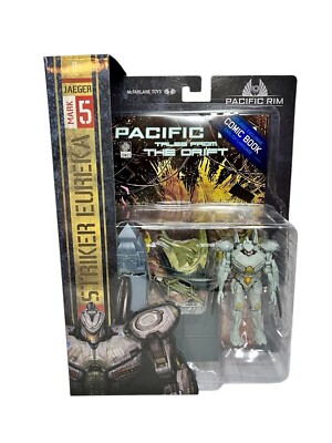 McFarlane Toys Pacific Rim Striker Eureka Jaeger 4  Action Figure & Comic Book