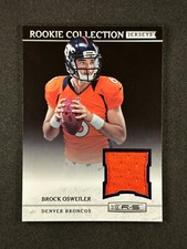 2012 Rookies & Stars Rookie Collection Jerseys #24 Brock Osweiler Denver Broncos