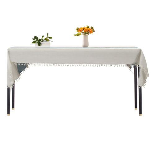 Rectangle?Table?Cloths Rustic?Tablecloth Table?Cover Waterproof 140*300cm - Picture 4 of 15