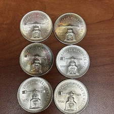 Mexico 1979 or 1980 Onza - One Ounce Silver Coin - One Coin - Random Date