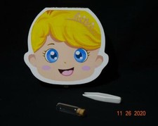 PAMBO Baby Tooth Fairy Keepsake Wood Baby Girl keepsake storage Memory box A B