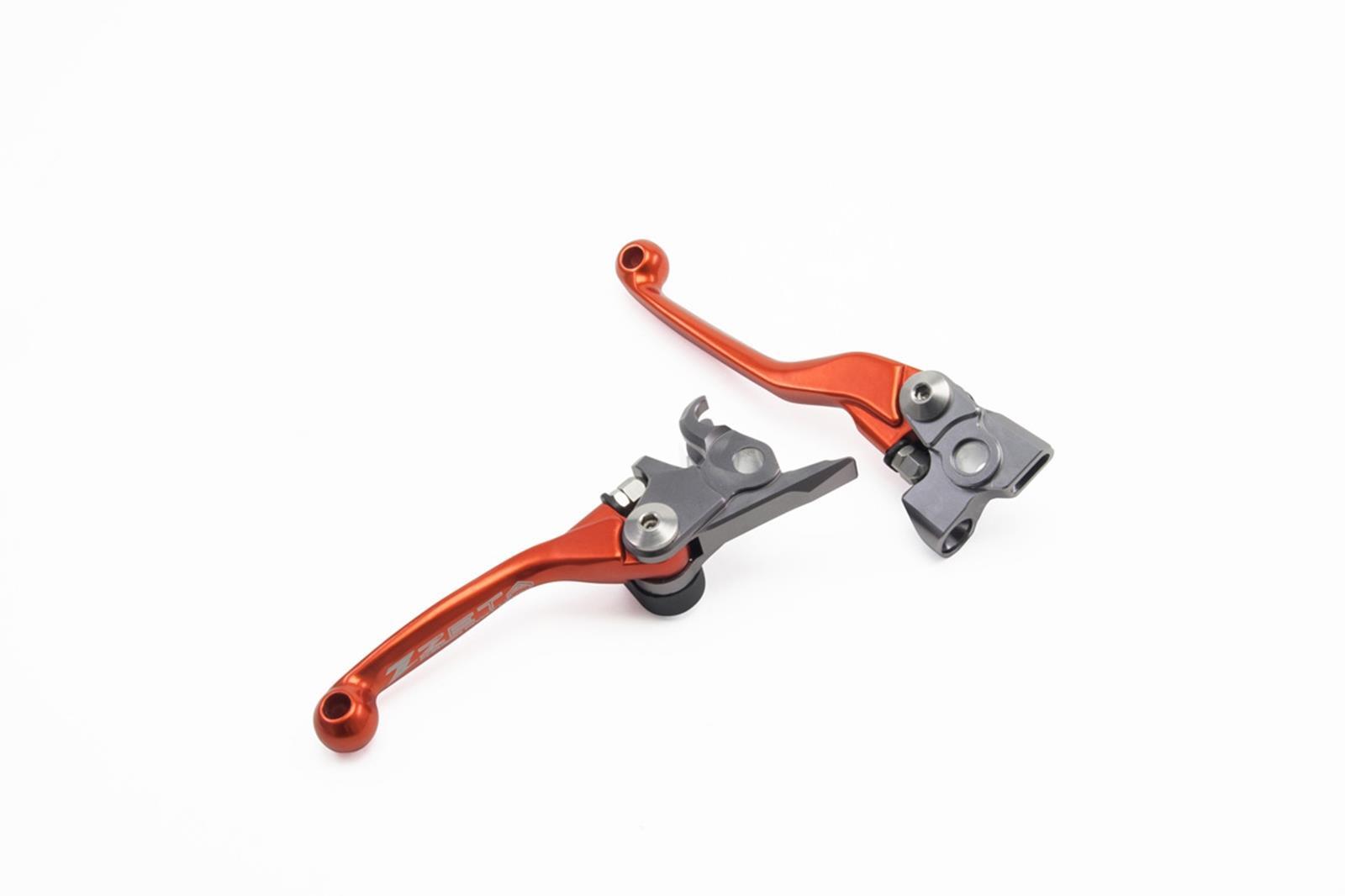 ZETA Pivot brake and clutch Set KTM85 + KTM Freeride 14- Orange MX Motocross