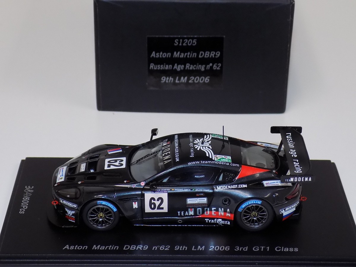 Spark 1:43 Aston Martin DBR 9 #62 9th 24h Le Mans 2006 S1205 model car