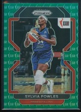 Sylvia Fowles 2022 Panini Prizm WNBA W25 Green Prizm #162