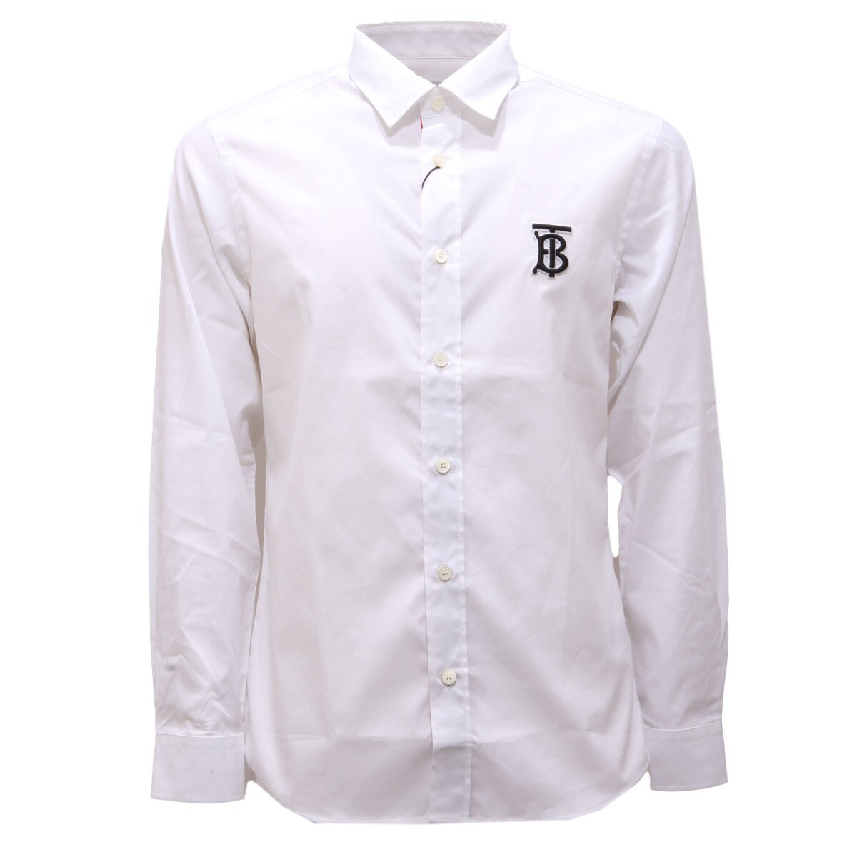 9943AI camicia uomo BURBERRY SPENSER men cotton shirt white UK