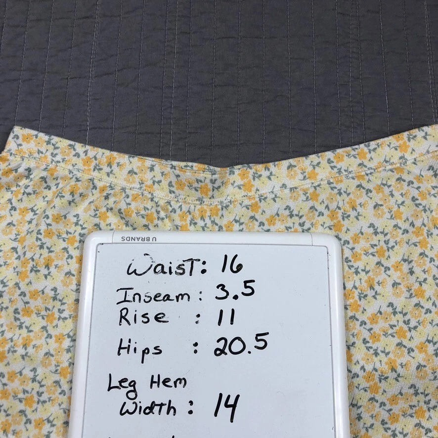 Pantalones cortos de pijama Gilly Hicks para mujer grandes amarillos florales ropa para dormir pijamas Foto 4 de 4