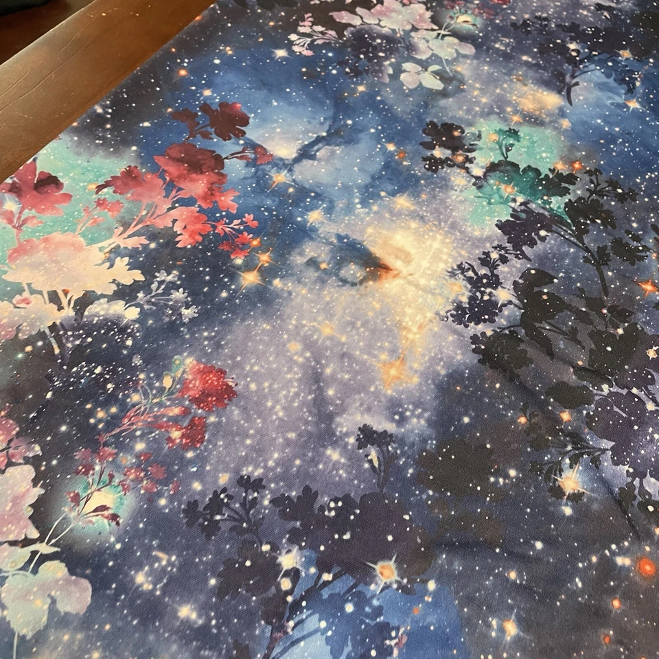 Spandex Fabric Galaxy 1 Yard x 60” Space 4 Way Stretch Swimwear Sportwear - Image 4 of 4