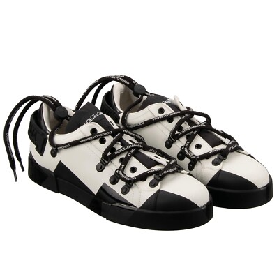 【関税&送料込】Dolce & Gabbana Dolce Gabbana Dg Leather Sho DOLCE & GABBANA DG Logo Low-Top Leather Sneaker PORTOFINO