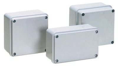 INTRATEC Verteilergehäuse Kunststoffgehäuse Abzweigkasten, ohne Vorprägungen