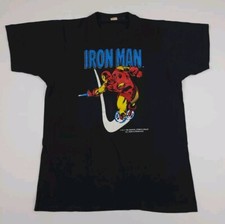 Camiseta De Colección 1984 Iron Man Marvel Comics Estampada De Colección Años 80 Original Rara EE. UU.