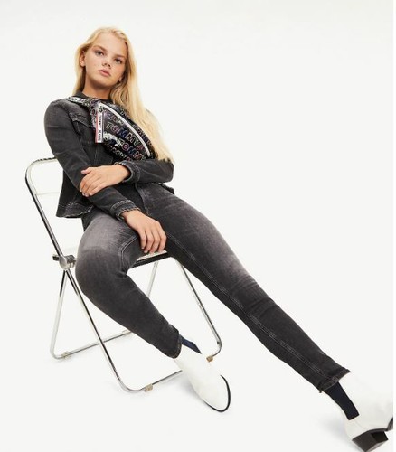 TOMMY JEANS SANTANA HIGH RISE SKINNY JEANS UK W32 L30 LN192 JJ 06 | eBay