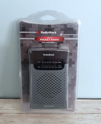 Vintage Radio Shack AM/FM Pocket Radio Model 1200586 - Brand New ...