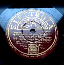 1915/GLENN MILLER-One o´clock jump-My blue heaven-AUFNAHME-SWING-78rpm Schellack