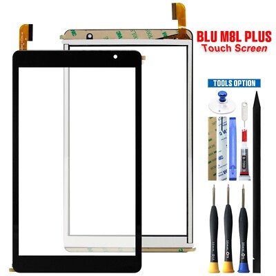 8'' Replace For BLU M8L Plus M0212UU Tablet Digitizer Panel Touch Screen Glass