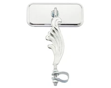 ALTALINE Bicycle Rectangle Wing Mirror Right All Chrome.