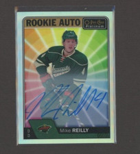 2016-17 O-Pee-Chee Platinum Rainbow Rookie Auto. Color Wheel Mike Reilly *22859