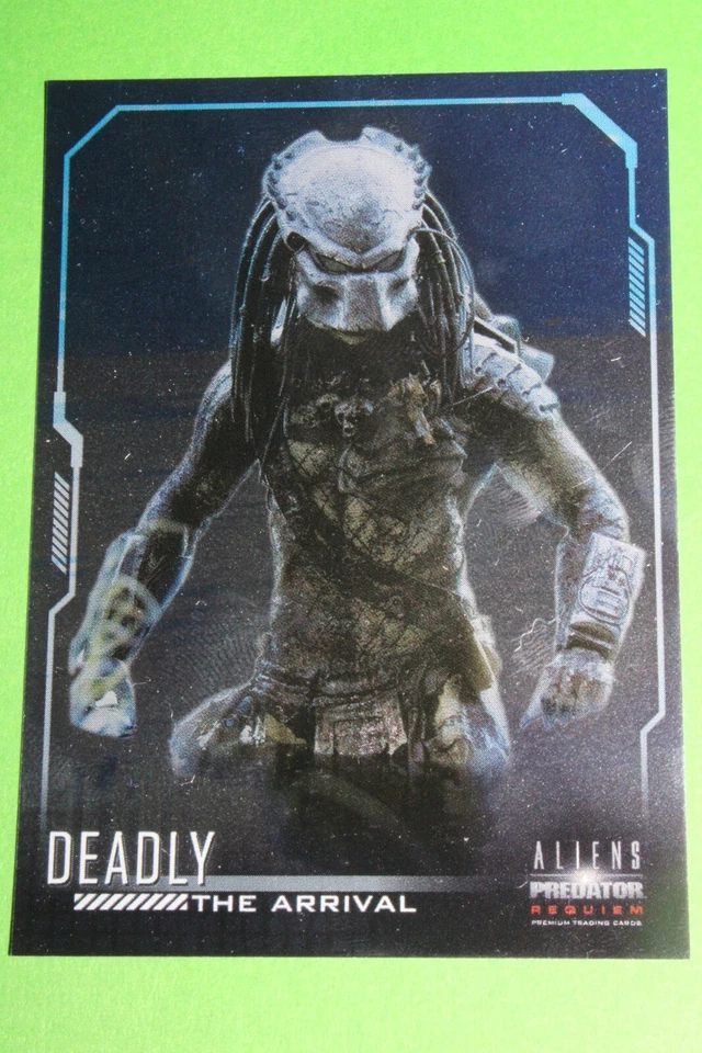 2007 Alien vs Predator REQUIEM AVP DEADLY FOIL BOX TOPPER 3 INSERT Card Set - Image 4 of 4