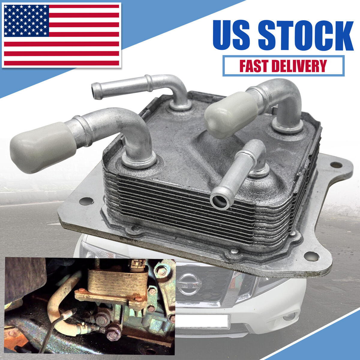 21606-28X0B CVT Transmission Oil Cooler with O-rings For 21606-28X0B CVT Transmission Oil Cooler with O-rings For