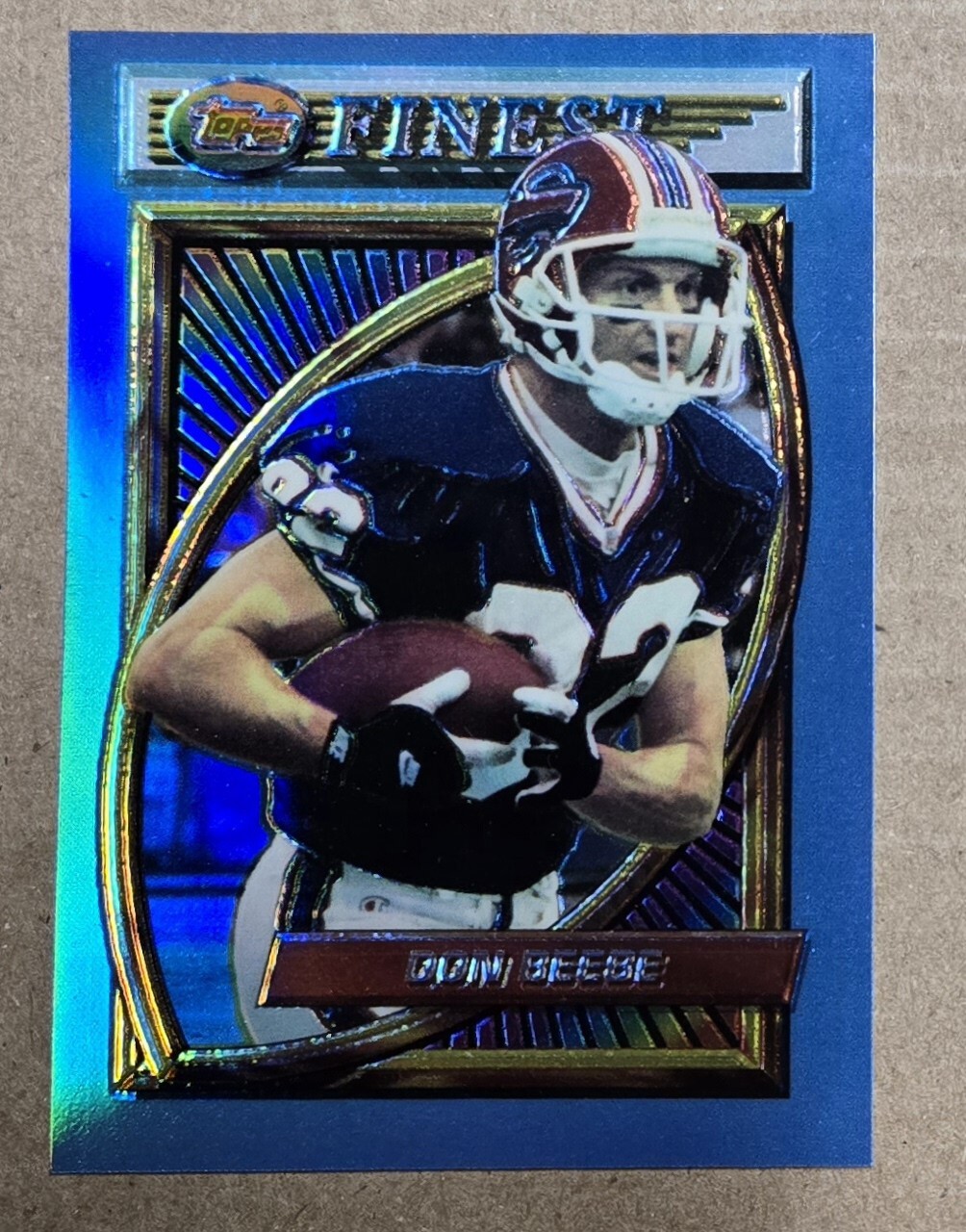 1994 TOPPS FINEST DON BEEBE BUFFALO 🐃 REFRACTOR LQQK
