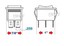 Momentary-DPDT-Double-Pole-Double-Throw-6-Pin-ON-OFF-ON-20amp-Rocker-Switch