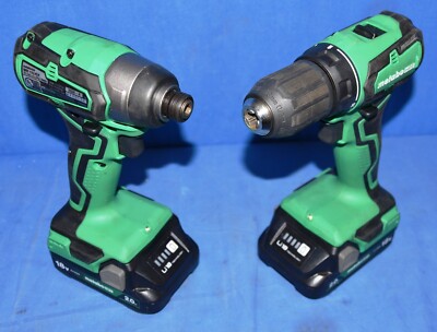 Metabo HPT DS18DDX & WH18DDX Drill Set With 2 Batteries