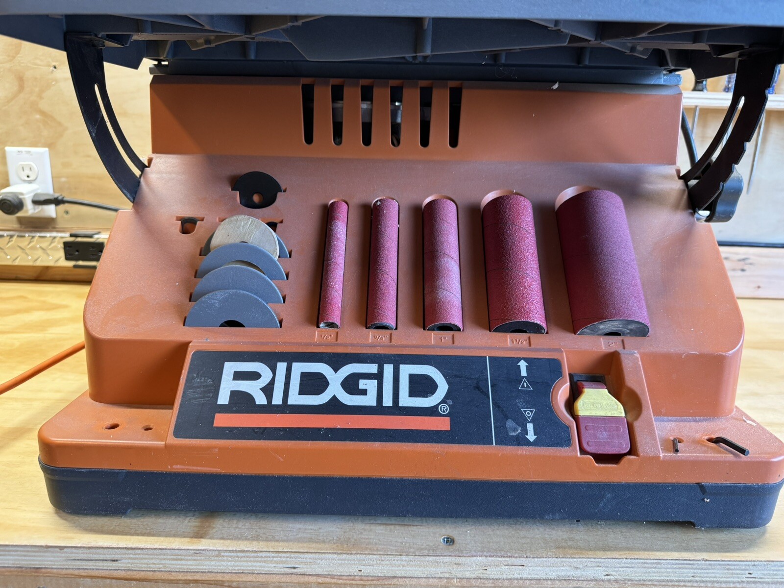 RIDGID Spindle Sander Oscillating Edge/Belt eBay