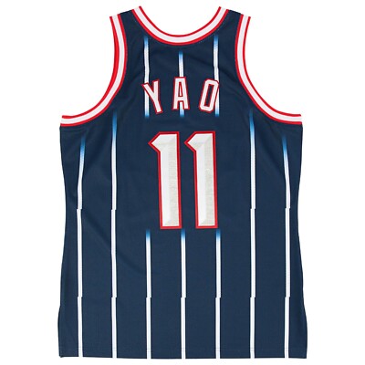Yao Ming Houston Rockets 2003-04 Navy Mitchell & Ness