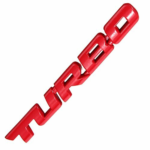 Alamor Turbo 3D Metal Car Sticker Decals Lettering Car Rear Car Rear (M2A)