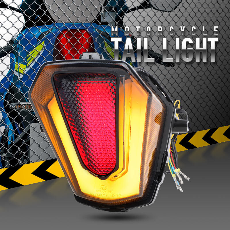 Bright2wheels LED Tail Light With Turn Signals For Suzuki GSXR1000 2003-2004 - Smoke Lens