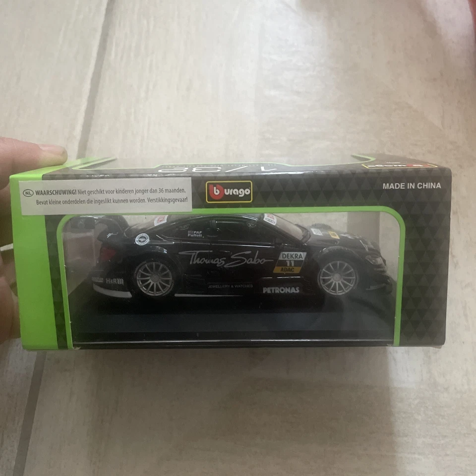 Voiture Burago 1/32 Mercedes AMG C-Coupe #11 Gary Paffett Neuf  - Photo 3/4