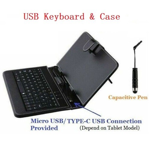 USB Keyboard Case for 8" Samsung Galaxy Tab Active 5 5G X306B Android 14 (2024) - Picture 1 of 8