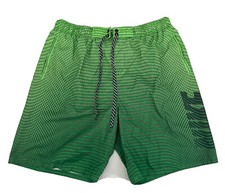 NIKE Swim Shorts 721989 Green Men Size XL Lined