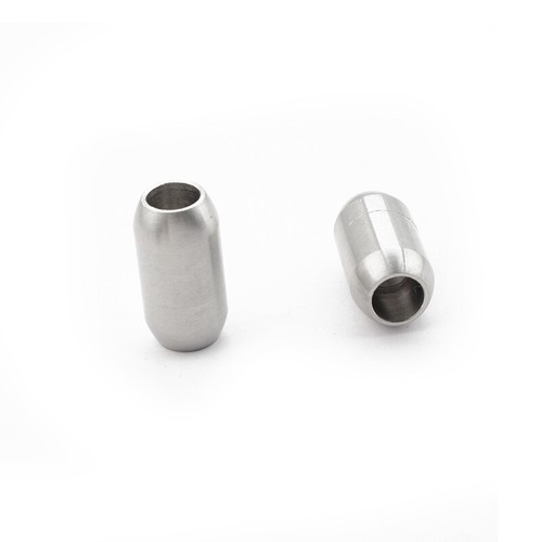 2Sets Stainless Steel Strong Tube Magnetic Clasp fit 6mm Round Leather Cord DIY - Picture 3 of 6