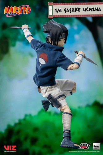 ThreeZero FigZero 1/6 Naruto Kid Sasuke Uchiha Scale Action Figure IN STOCK - Picture 4 of 8