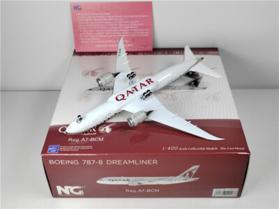 【非売品】カタール航空 787-8 1:200 NG Models QATAR AIRWAYS FOR BOEING B787-8 A7-BCM 1:400