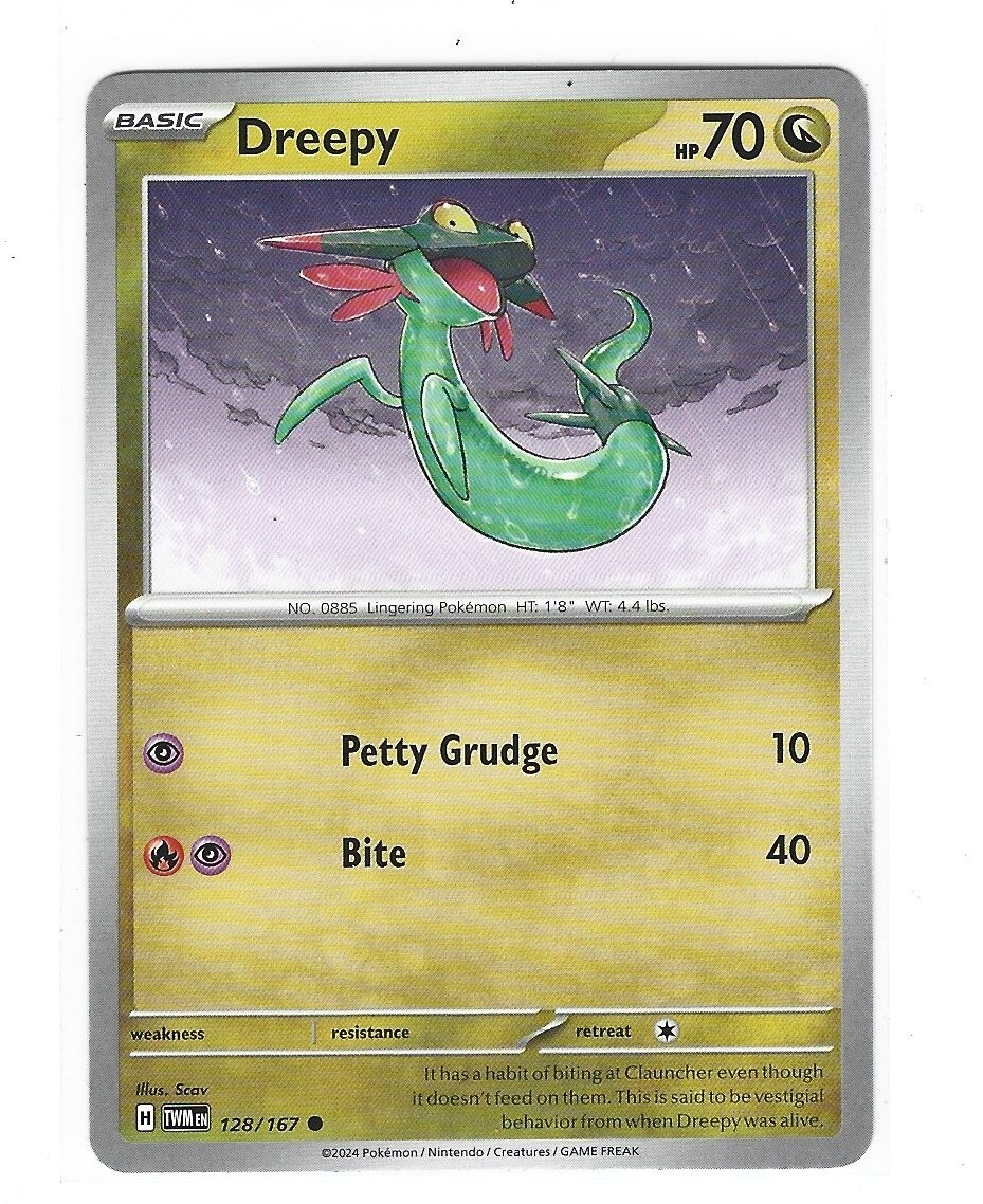 Dreepy 128/167 Pokemon SV06: Twilight Masquerade Common | eBay