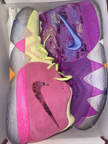 Nike Basketball Kyrie Irving Kyrie 4 Confetti WORN ONCE