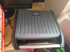 George Foreman Large Grey Steel Grill 25051