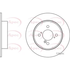 Apec Rear Brake Disc DSK2870 - OE High Quality Precision Engineered Part
